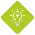 Icône ampoule color
