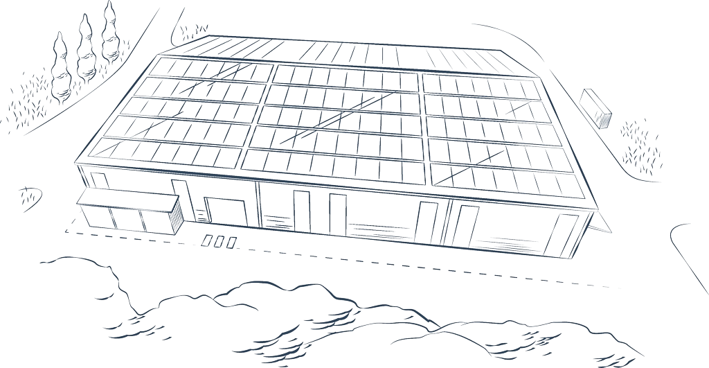 Illustration entreprise qui souhaite concrétiser ses projets renouvelables avec EH2