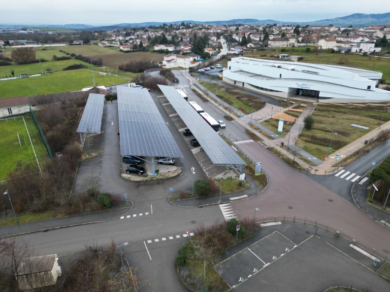 centrale photovoltaïque ombrières