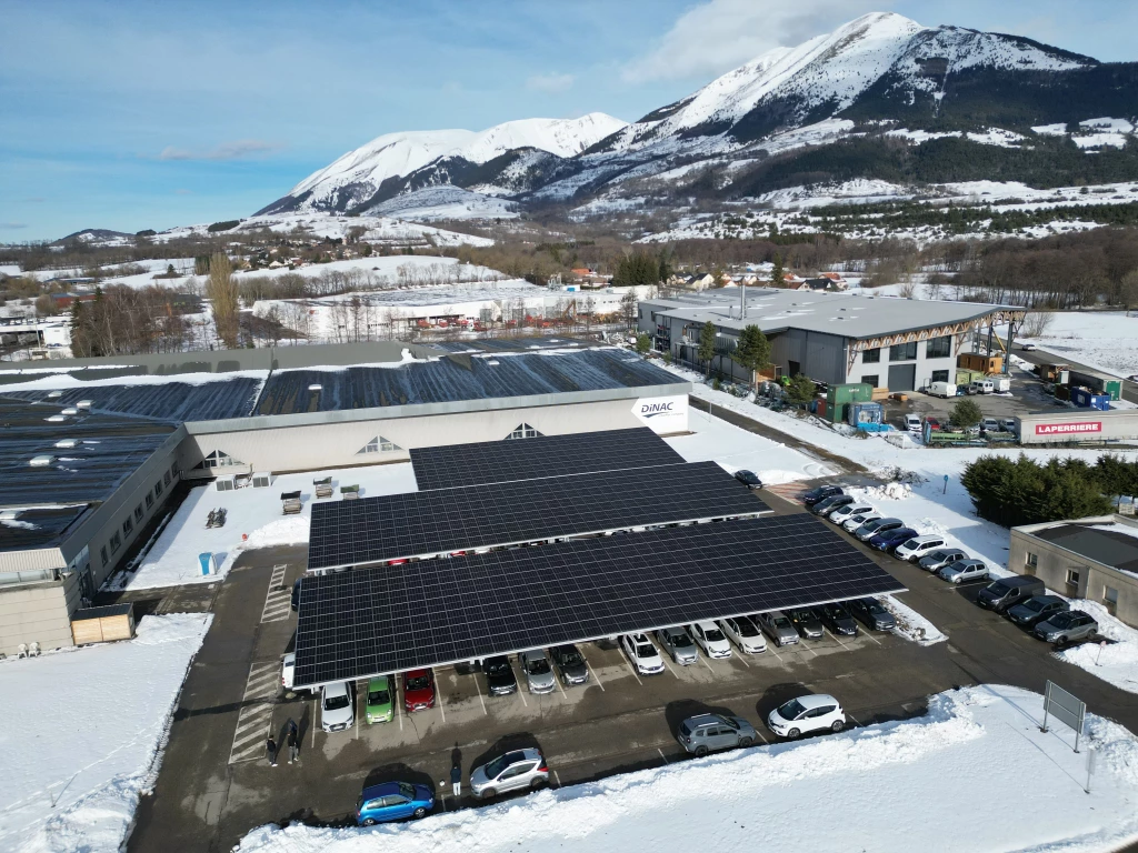 Centrale photovoltaïque ombrières en autoconsommation